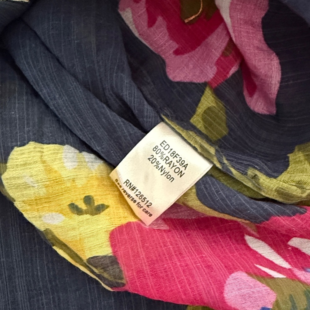 NWT aratta silent journey floral embroidered bird long sleeve button up bohemian - Picture 7 of 8